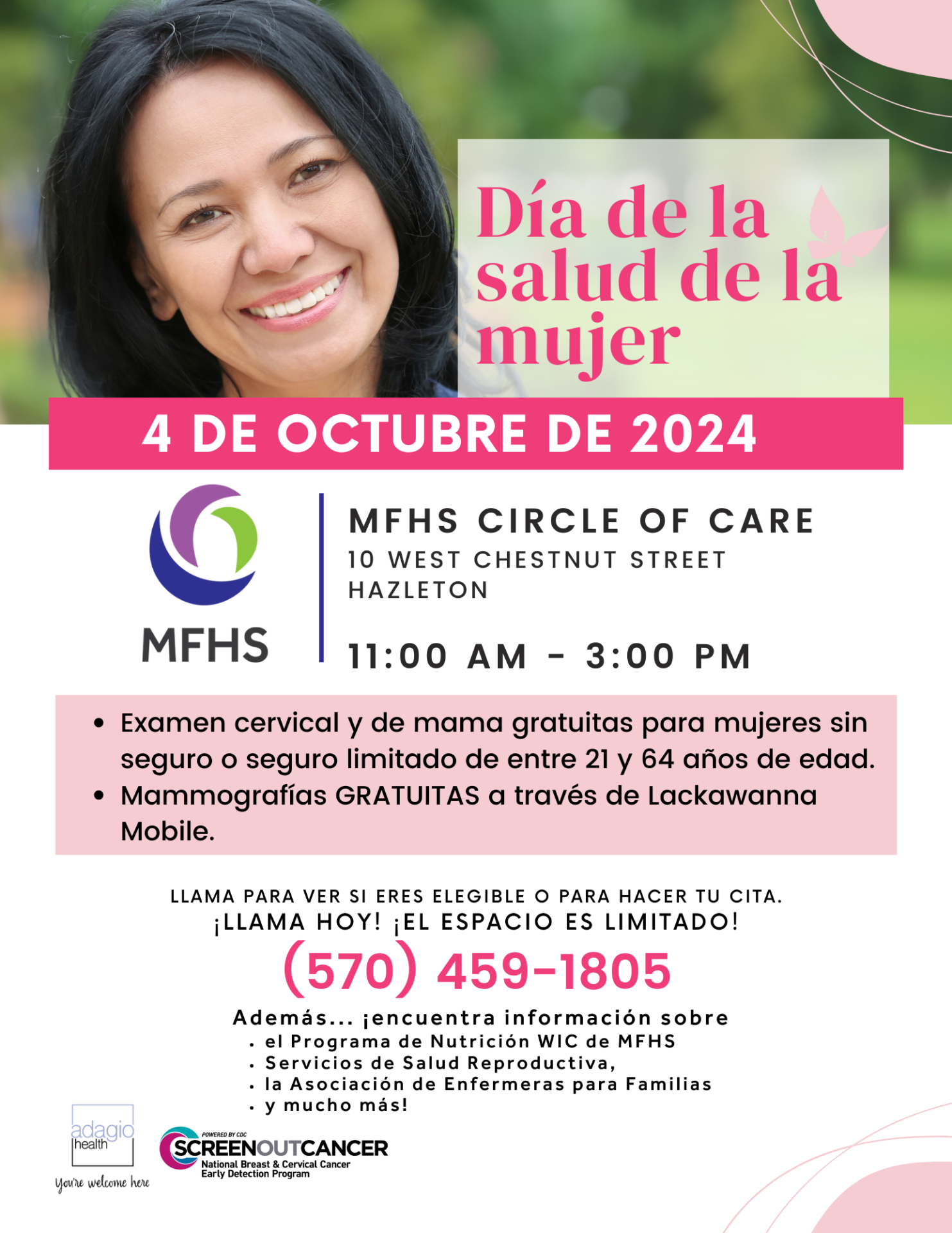 CoC Hazleton Women's Health Day in Spanish