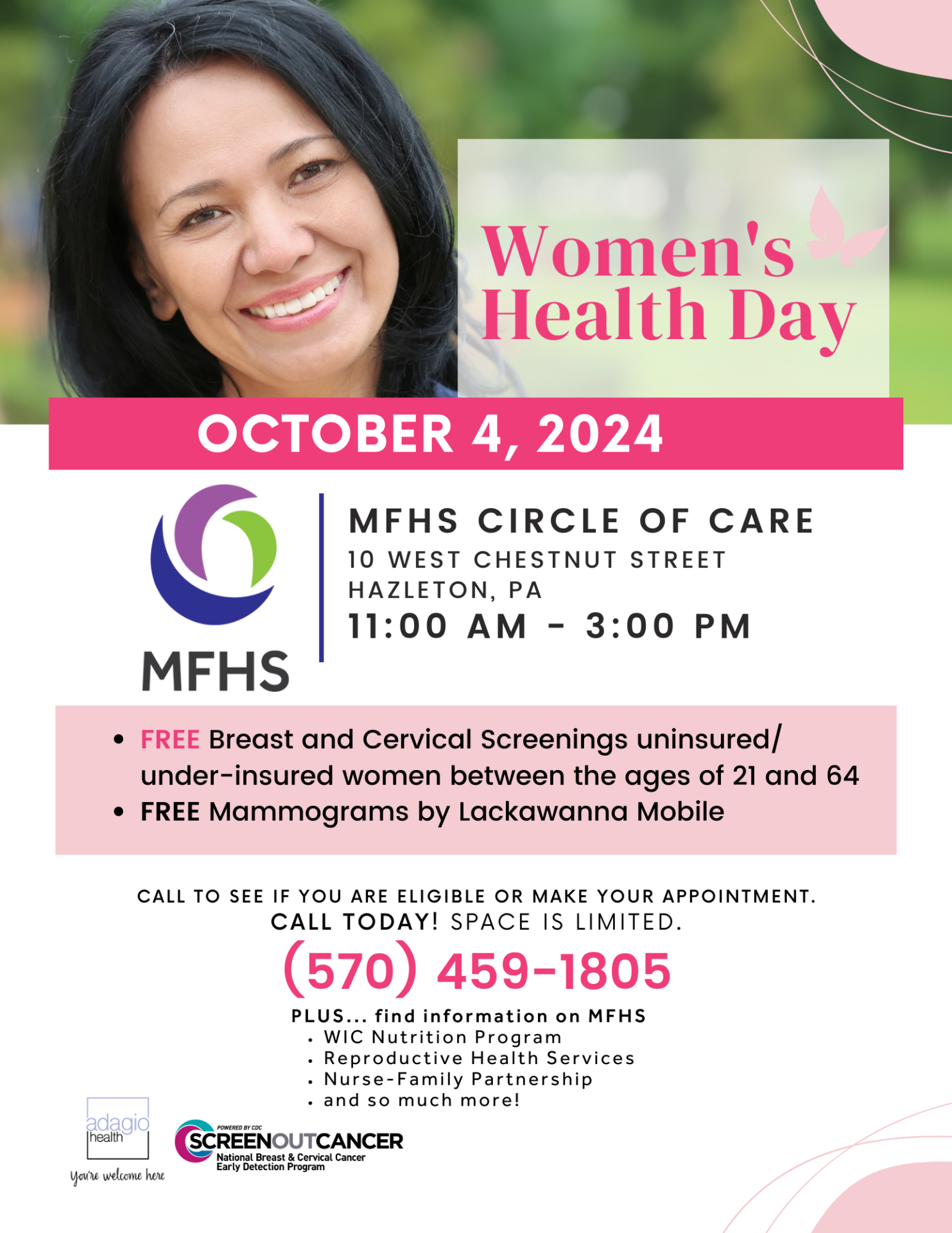 CoC Hazleton Women's Health Day in English